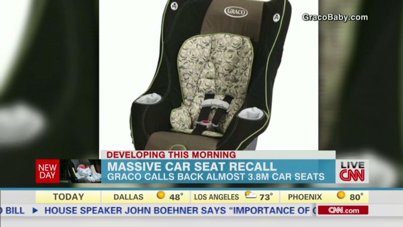 Massive recall for child seats