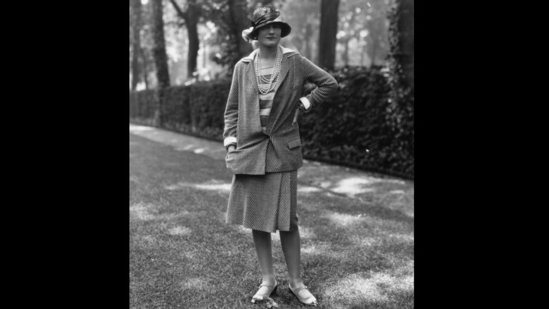Casual, chic, Coco. The French designer's stylish suits -- pictured here in 1929 -- were part of a new era of comfortable fashion for women. 