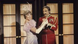 Julie Andrews co-stars with Caesar in an episode of "The Julie Andrews Hour" in 1972.