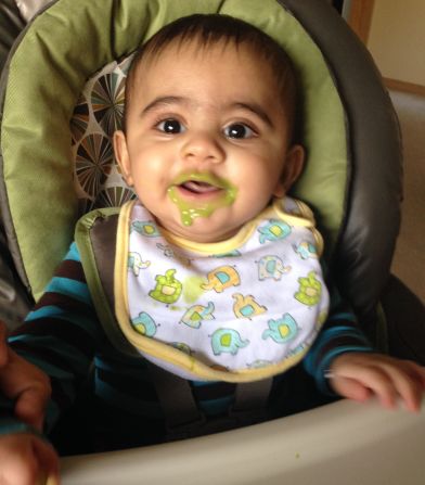 "Eat your peas! They aren't as bad as they say." -- Rishaan Singh, age 6 months