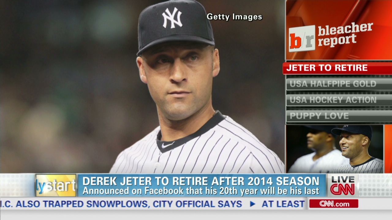 Derek Jeter Will Retire After 2014 Season