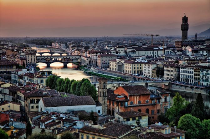 Couples who adore food and art will be wowed in the Renaissance city of Florence.