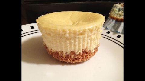 Greek cream cheese and Greek yogurt dramatically reduce the health-busting components in these mini cheesecakes while doubling the protein.