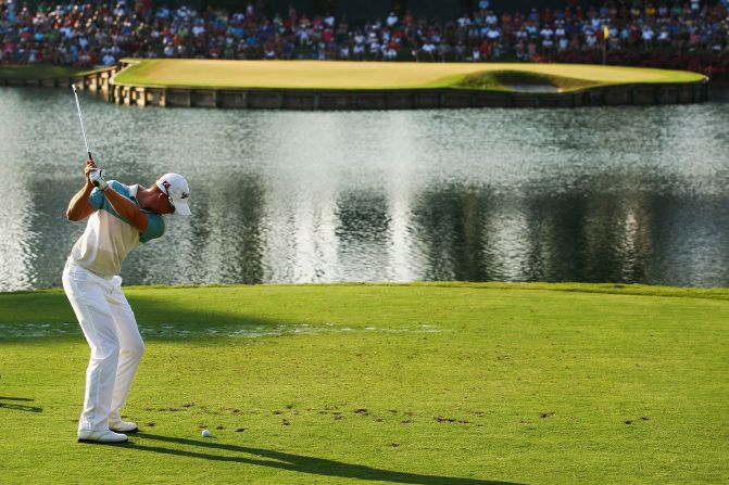 May 2009: Three months after Stanford was arrested, Stenson claimed the biggest win of his career winning The Player's Championship at Sawgrass. 