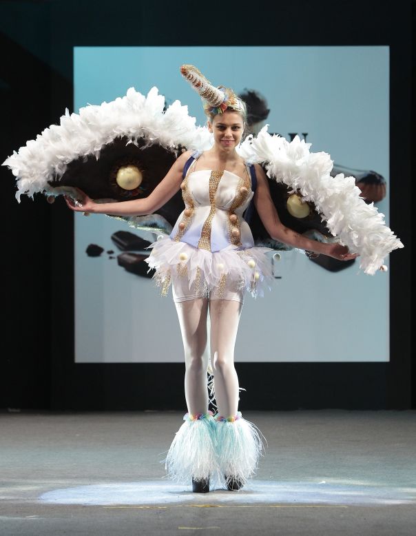 A model walks the runway at the Chocolate Fashion Show during the Salon Du Chocolat 2014 at COEX Hall on January 16, 2014 in Seoul, South Korea. 
