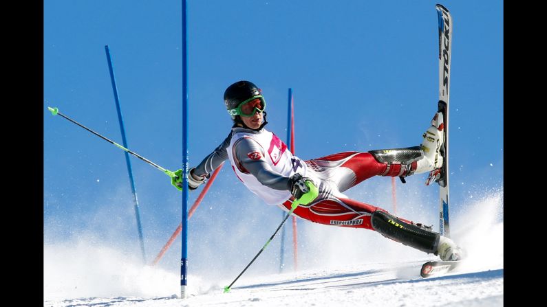 <strong>2nd Prize Sports Action Single:</strong> A competitor at a slalom contest in Szczyrk, Poland.