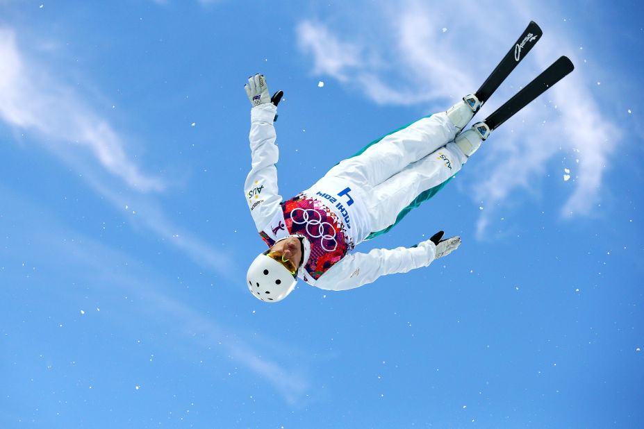 Lydia Lassila of Australia competes in women's aerials on February 14.