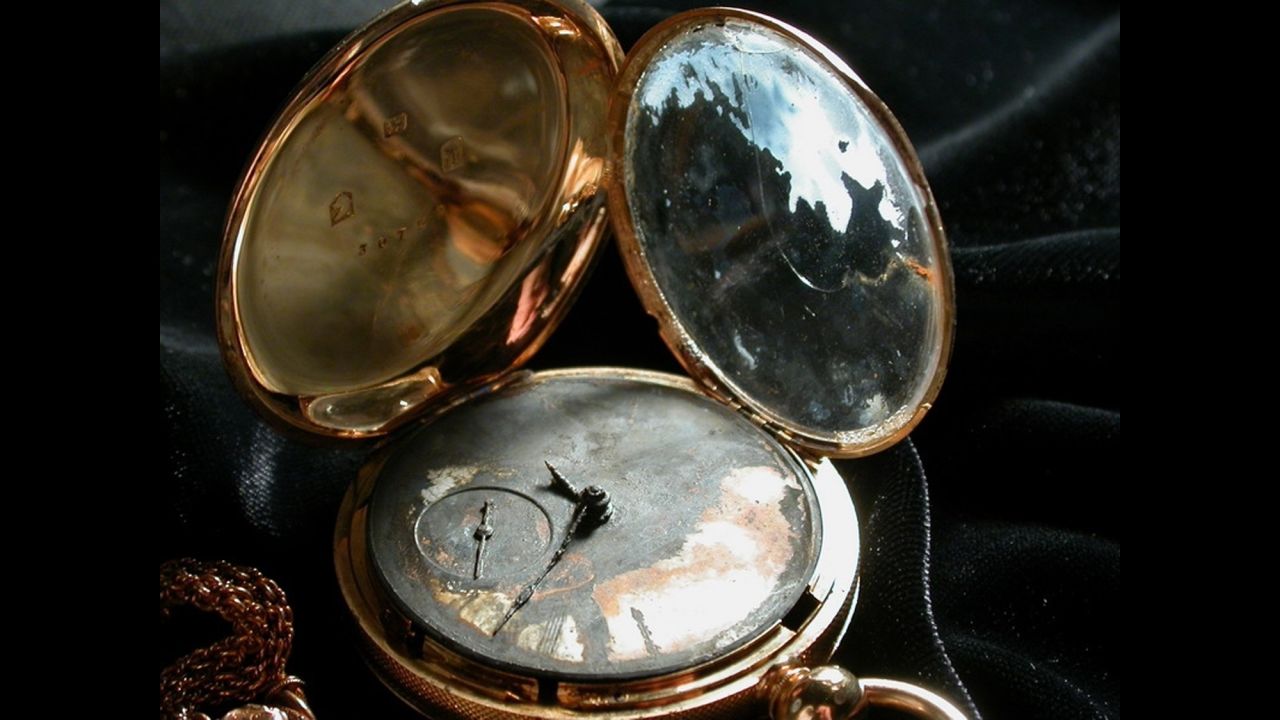 One of the personal belongings found inside the Hunley, a watch belonging to Lt. George Dixon.