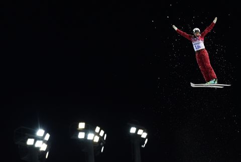 Russia's Veronika Korsunova competes in the women's aerials on February 14.