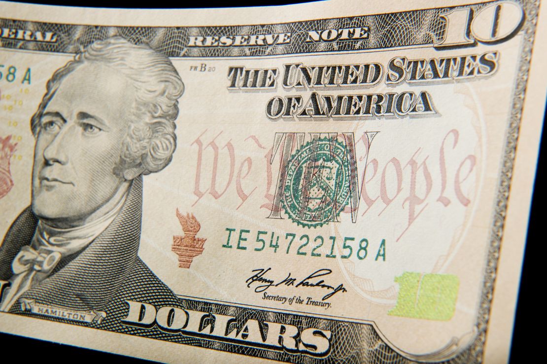 Alexander Hamilton graces the $10 bill but was never president.

