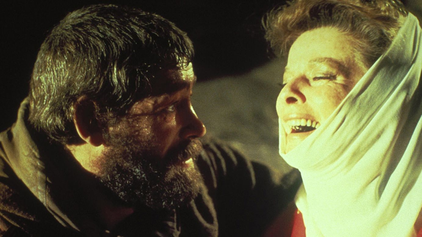 <strong>Katharine Hepburn (1969):</strong> Katharine Hepburn and Peter O'Toole appear in "The Lion in Winter." The film earned Hepburn her third Oscar for best actress.