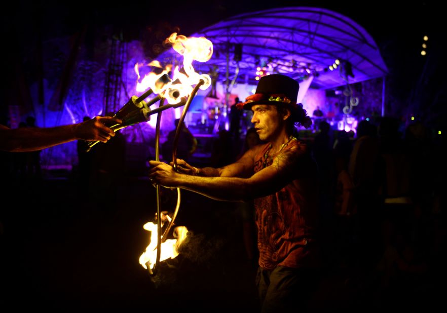 Bushfire calls on visitors to "Bring their Fire" to the Festival and into their everyday lives, and to promote a collective response for positive change.