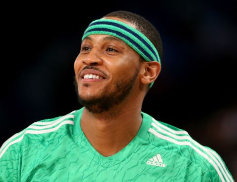 The New York Knicks' <a href="http://www.thisismelo.com/bio/" target="_blank" target="_blank">Carmelo Anthony </a>is the child of an African-American mother and was named after his Puerto Rican father. "I'm still trying to get that message out there, to let them know that I'm one of them and part of that community, too," he told<a href="http://espn.go.com/blog/new-york/knicks/post/_/id/13266/melo-dishes-on-his-puerto-rican-heritage" target="_blank" target="_blank"> ESPN Deportes</a> about his Latin roots. 