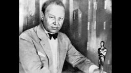 Our 1928 picture shows German actor Emil Jannings with the first Oscar during the Academy Award presented for his 1927 film "The Way of All Flesh." (AP-PHOTO/ejs)