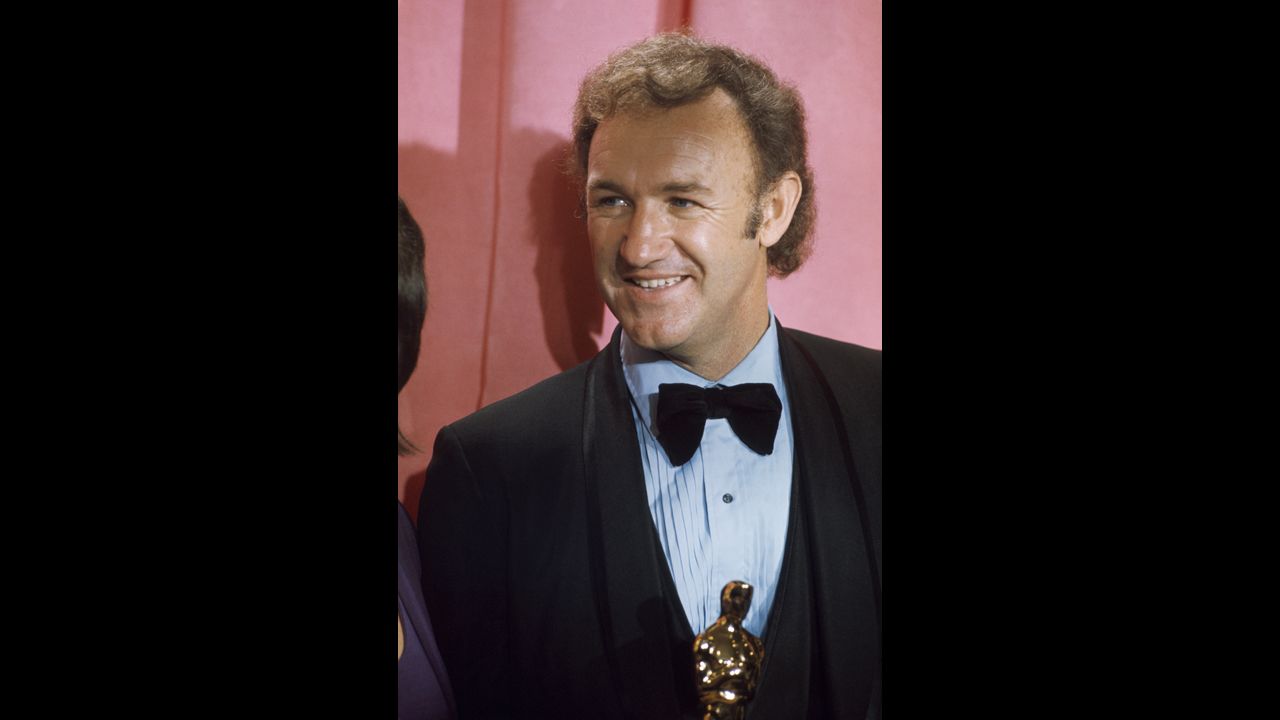 <strong>Gene Hackman (1972):</strong> Everyone wanted in on "The French Connection," and star Gene Hackman was rewarded handsomely with the best actor award at the 1972 ceremony. 