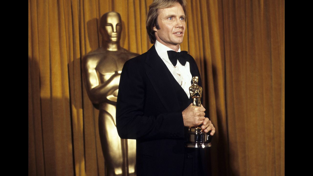 <strong>Jon Voight (1979):</strong> Jon Voight had been nominated for a best actor Oscar once before for 1969's "Midnight Cowboy," but it was the Vietnam War drama "Coming Home" that finally earned him the honors.