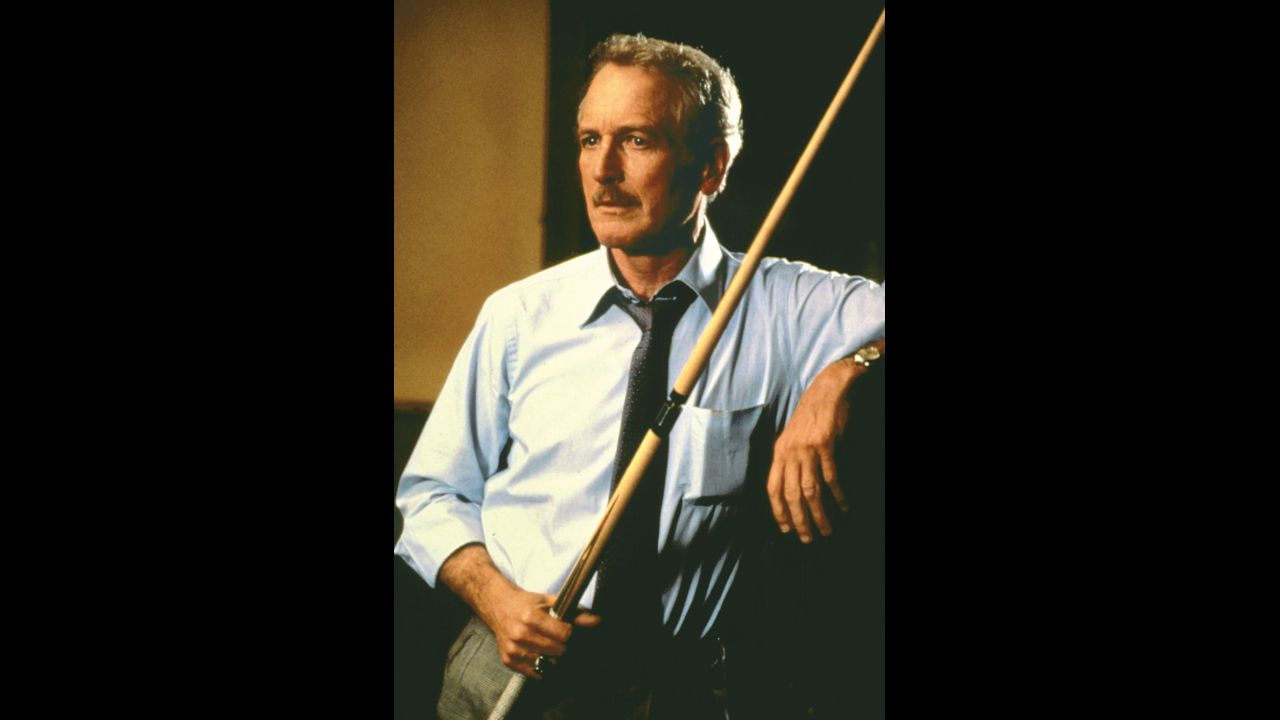<strong>Paul Newman (1987):</strong> Paul Newman's performance in "The Color of Money" struck Oscar gold. It was the actor's first competitive Oscar win, but he wasn't there to accept it -- he'd joked that, after showing up and losing six other times, he might finally nab the prize if he stayed away. 