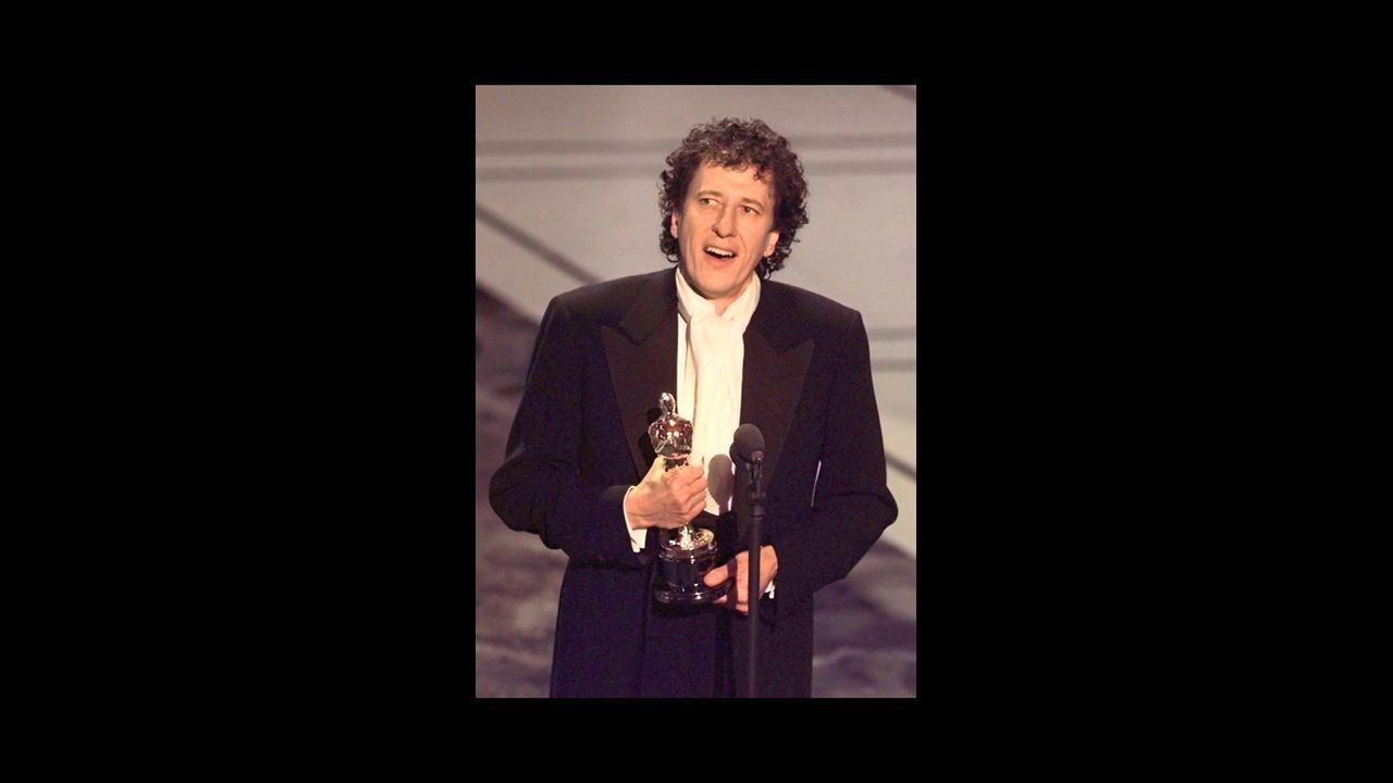 <strong>Geoffrey Rush (1997):</strong> Some actors languish as nominees for years before winning an Oscar, but Geoffrey Rush won the best actor prize on his first try with "Shine." 
