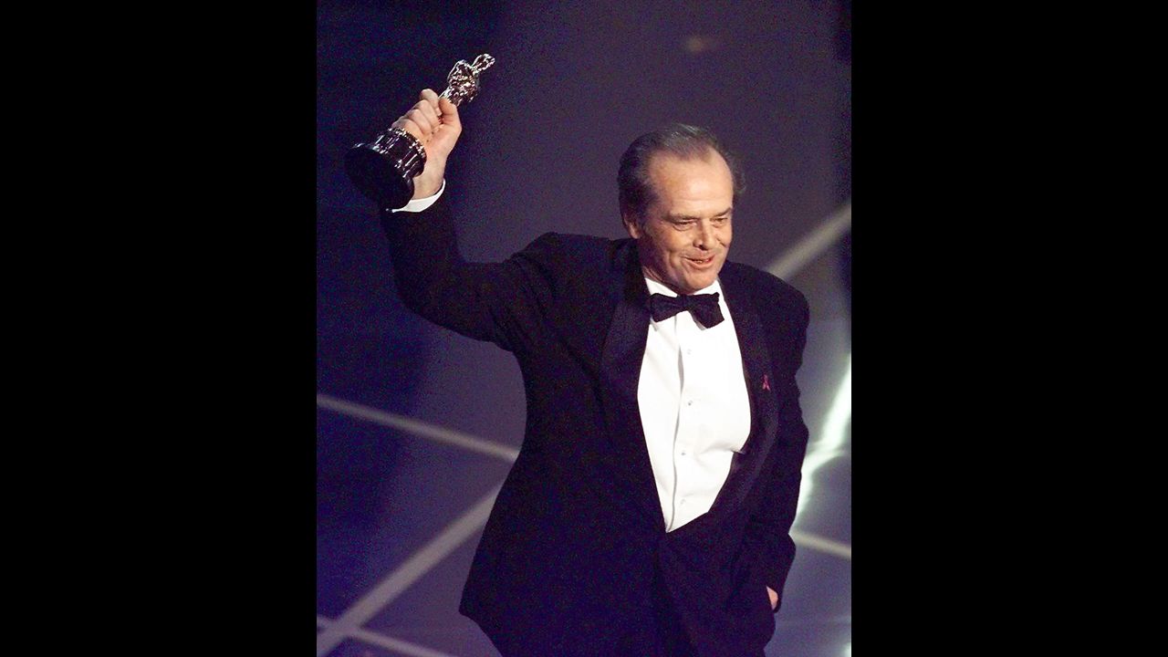 <strong>Jack Nicholson (1998):</strong> By now, everyone knew what a powerhouse Jack Nicholson was, but he reminded moviegoers again with "As Good as It Gets," picking up yet another best actor Oscar.