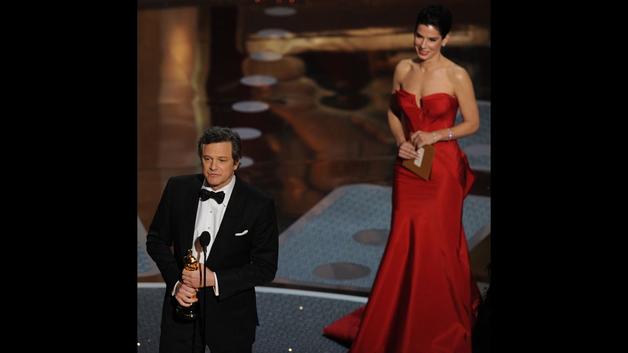 <strong>Colin Firth (2011):</strong> Colin Firth's portrayal of King George VI's fight to overcome a speech impediment beat out Jesse Eisenberg ("The Social Network") and James Franco ("127 Hours"), among others, to win the best actor Oscar. 