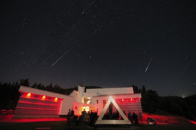 <strong>Mont-Mégantic Dark Sky Reserve (Canada):</strong> The annual <a href="index.php?page=&url=http%3A%2F%2Fwww.astrolab-parc-national-mont-megantic.org%2Fen%2Factivities.perseids.htm" target="_blank" target="_blank">Perseids Event</a> at Mont-Mégantic is dedicated to the meteor shower that can be seen every August. Around 50-100 "fireballs" can be seen per hour across the sky in Quebec, Canada.
