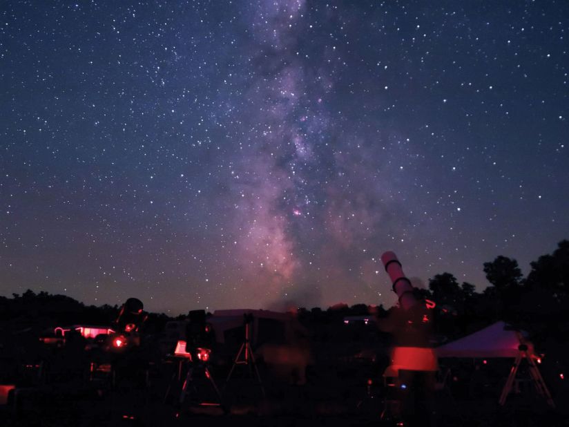 <strong>Cherry Springs State Park (Pennsylvania):</strong> Visibility at Cherry Springs can be so good that the Milky Way is sometimes bright enough to cast shadows on the ground. 