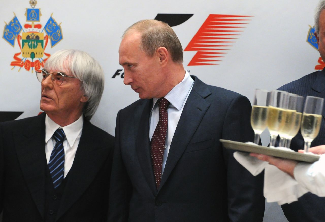 "He's my sort of man," Formula One supremo Bernie Ecclestone says of Russian president Vladimir Putin. "He knows what he wants to do and he gets on and does it. I've never had any fear that what he agreed to do wouldn't happen."