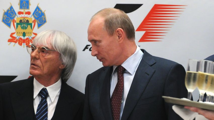 Putin Ecclestone F1
