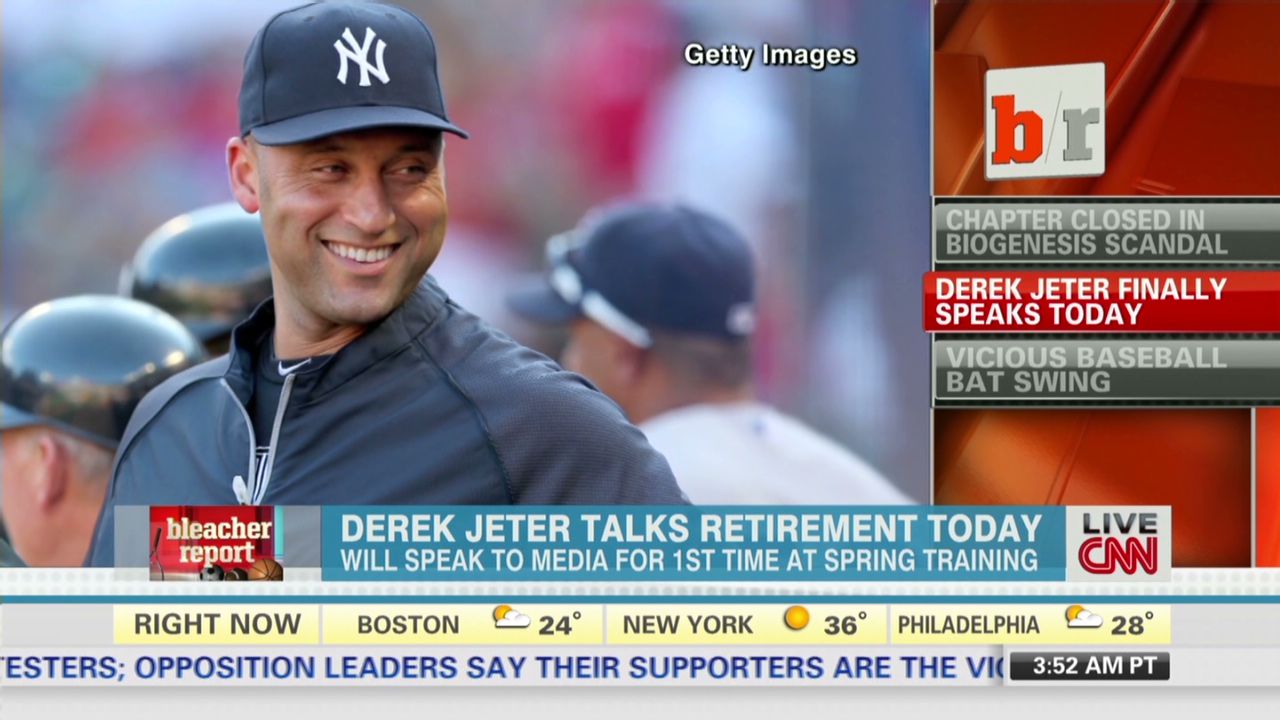 Yankees deny report Derek Jeter's number will be retired on Sunday
