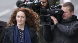 Former News International chief executive Rebekah Brooks arrives at the Old Bailey on February 19, 2014 in London, England.