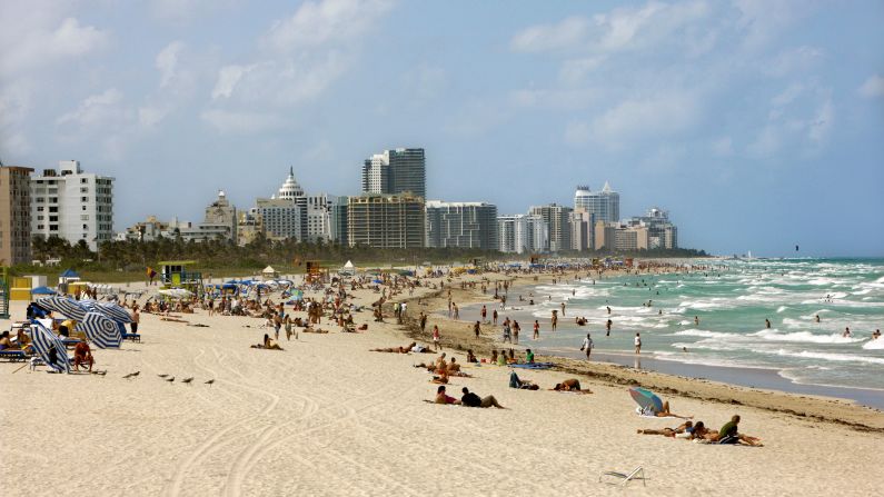 Once you land at Miami International Airport, why not head to the beach for some fun in the sun? Winter looks good in Florida.