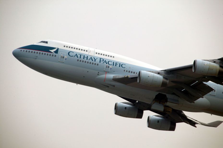 <strong>5. Cathay Pacific</strong>: Hong Kong-based airline Cathay Pacific is number five on this year's list -- up from last year's number nine position.