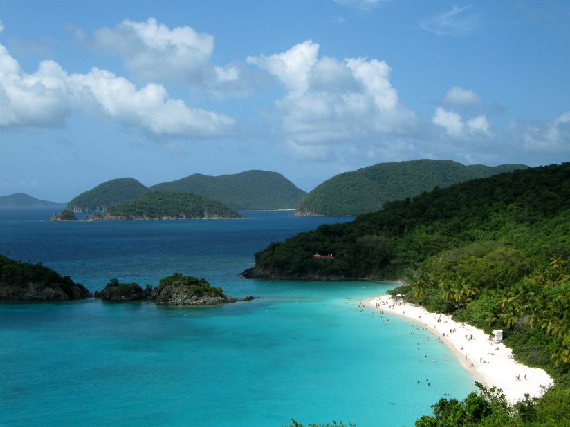 <a href="http://ireport.cnn.com/docs/DOC-1082913">Troy L. Snyder</a> and his new bride soaked up this scene at Trunk Bay Beach in Virgin Islands National Park on their honeymoon last summer. Imagine yourself on the beach ...