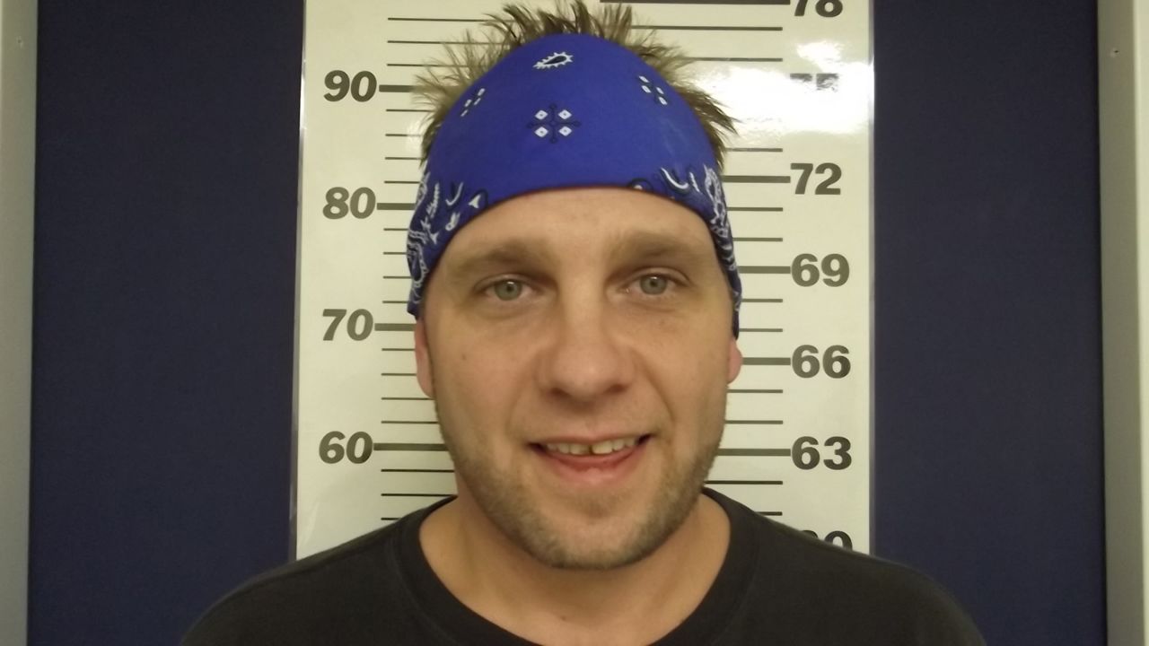 3 Doors Down bassist Todd Harrell smiles for his mugshot after being <a href="http://www.cnn.com/2014/02/19/showbiz/three-doors-down-bassist-charged/index.html">charged with driving under the influence</a>. He joins the club of other smiling celebs: