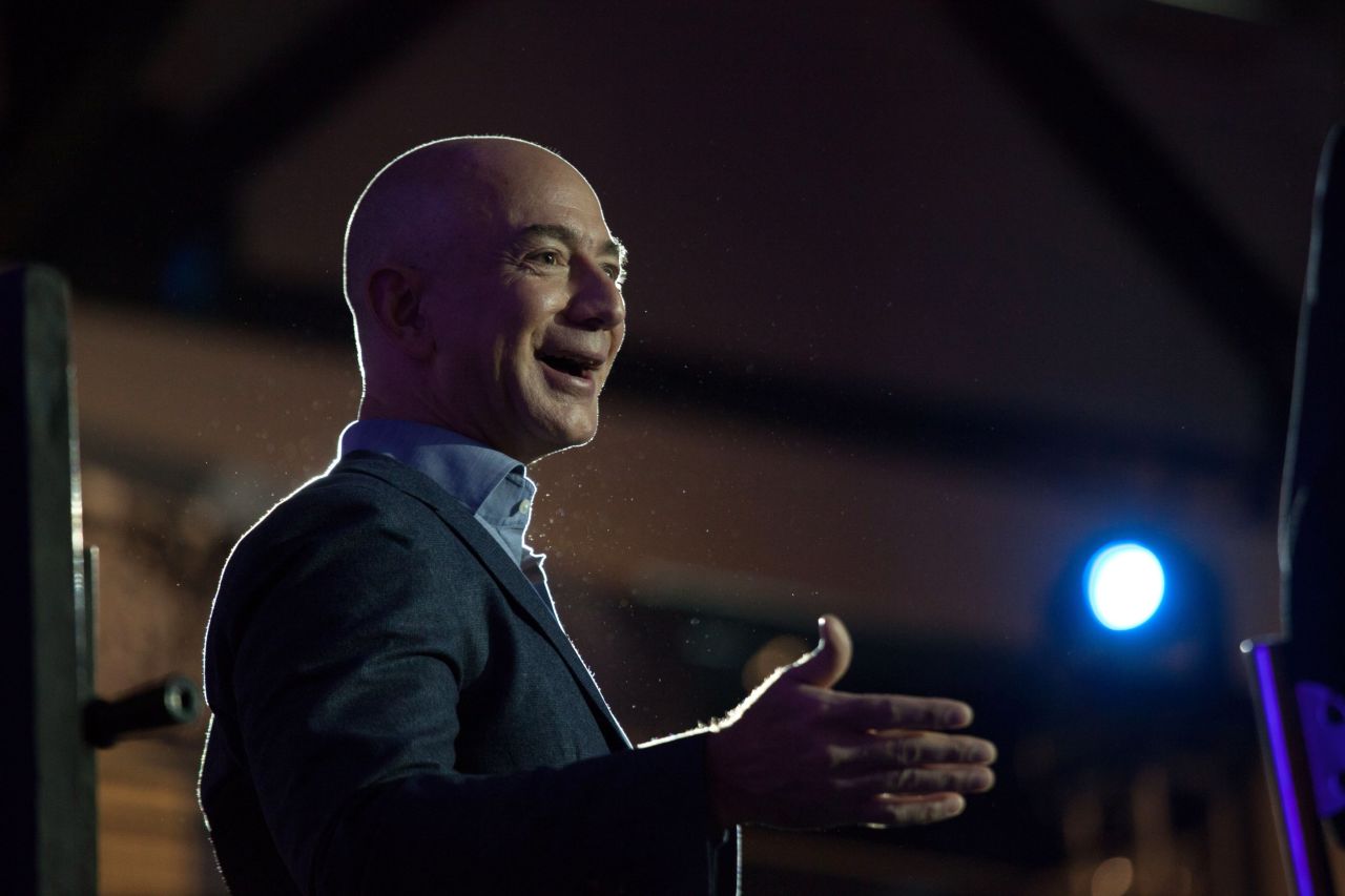 In 1994, Jeff Bezos left his job at a Wall Street hedge fund and drove from New York to Seattle, writing up his business plan for Amazon along the way. He started the company in his garage, banking on continued growth in internet use. Five years later he was TIME's Person of the Year and now he's worth an estimated $29 billion.