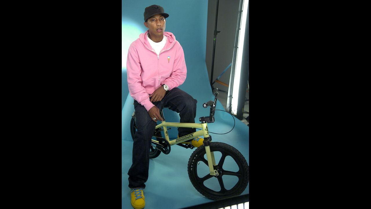 With a nickname like Skateboard P, we know that Pharrell isn't averse to letting some physical activity put the blush in his cheeks. 