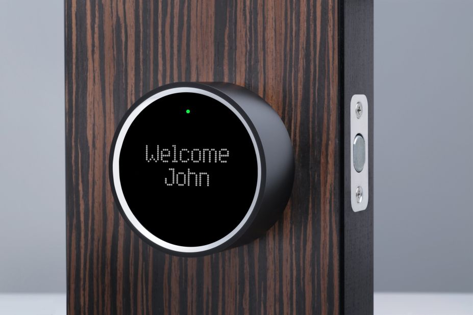 Keyless home deadbolt locks are expected to come into the mainstream in the future. The Goji Smart Lock, pictured, is due next month and the August smart lock later in the spring. They require only a smartphone with Bluetooth 4.0 or a Bluetooth 4.0 key fob to unlock.