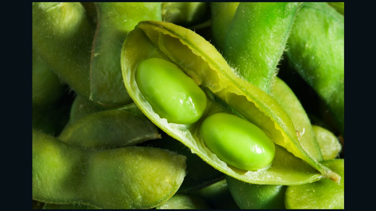 One cup of edamame offers 676 milligrams of potassium, which can help lower blood pressure. 