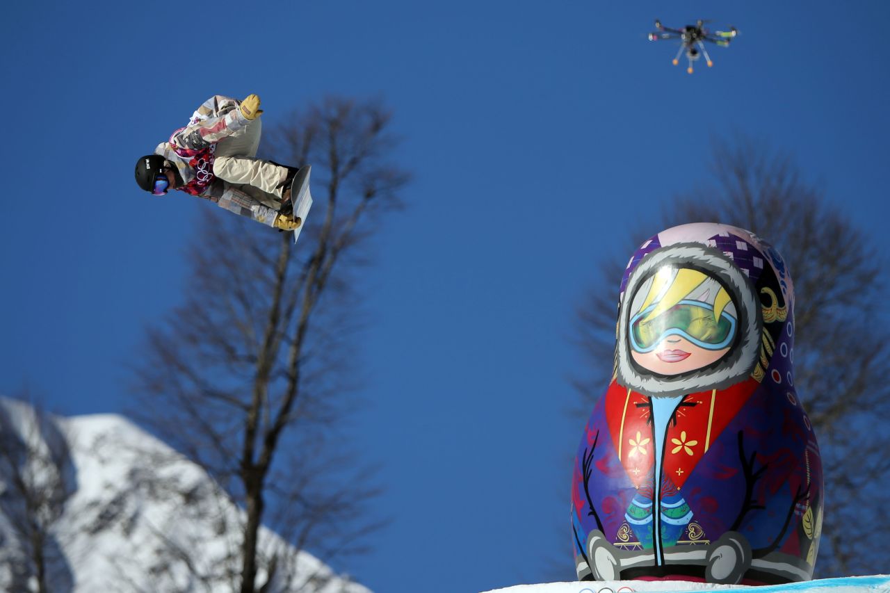 Ever wondered how they shoot those amazing snowboard videos? See the hexacopter top right.