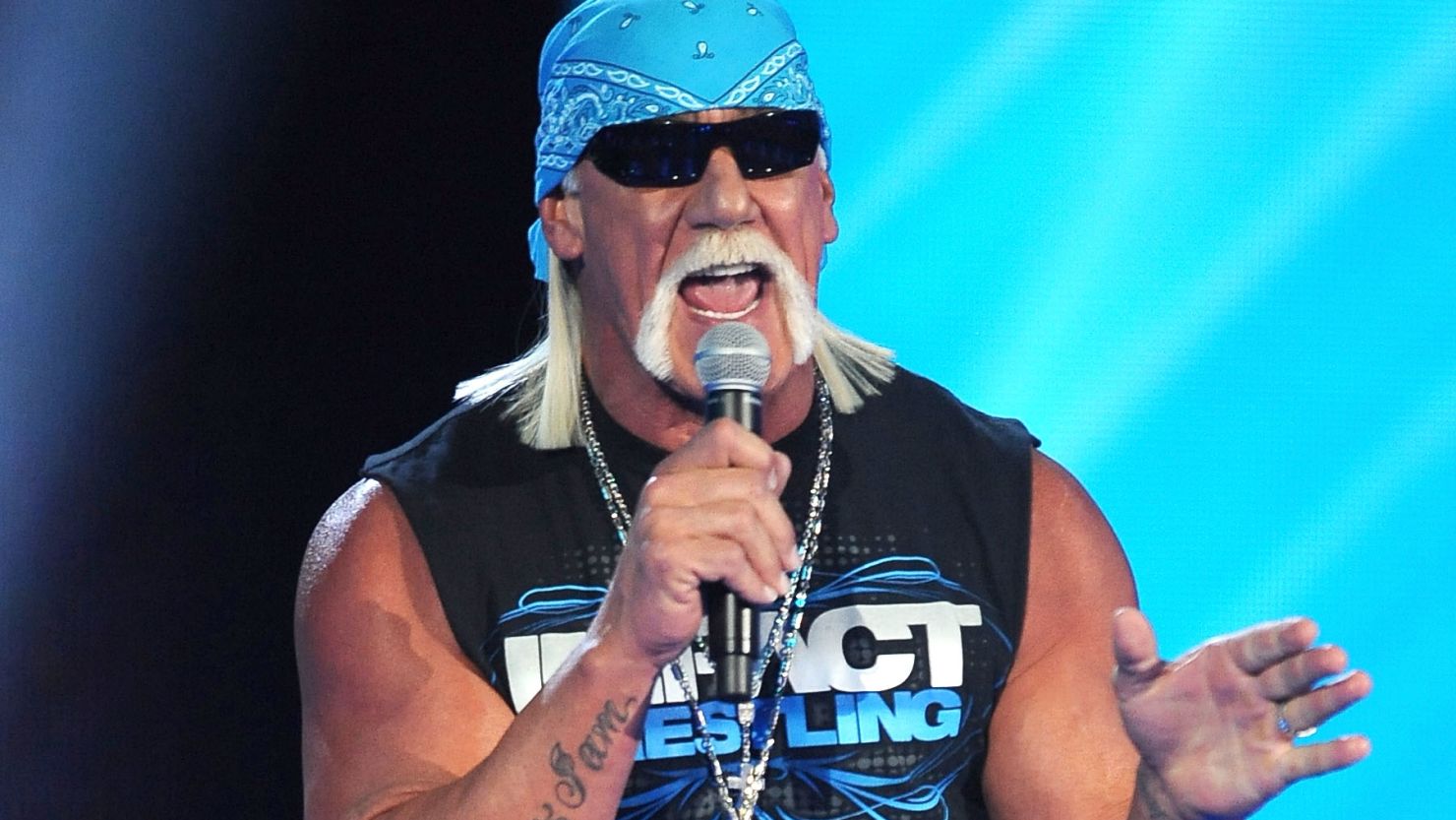 Hulk Hogan speaks at at Spike TV's 2011 Video Game Awards in Los Angeles. 