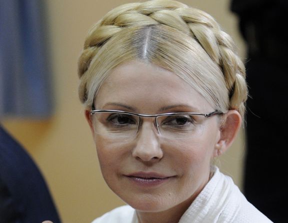 Yulia Tymoshenko lost the 2010 presidential election to Yanukovych. The following year, she was sentenced to seven years in prison after being convicted of abuse of authority over a natural gas deal negotiated with Russia, a punishment that the U.S. and Europe sees as politically motivated. Tymoshenko was freed from prison on Saturday, February 22, according to the press officer for her political party. Tymoshenko is seen here at her trial in 2011.