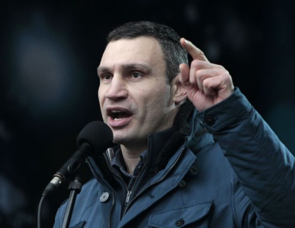 Vitali Klitschko, a former heavyweight boxing champion, has been the biggest and most well-known opposition figure during the crisis. Klitschko heads the Ukrainian Democratic Alliance for Reforms party. In a sign of his influence, it was Klitschko who went to Yanukovych's office for negotiation talks.