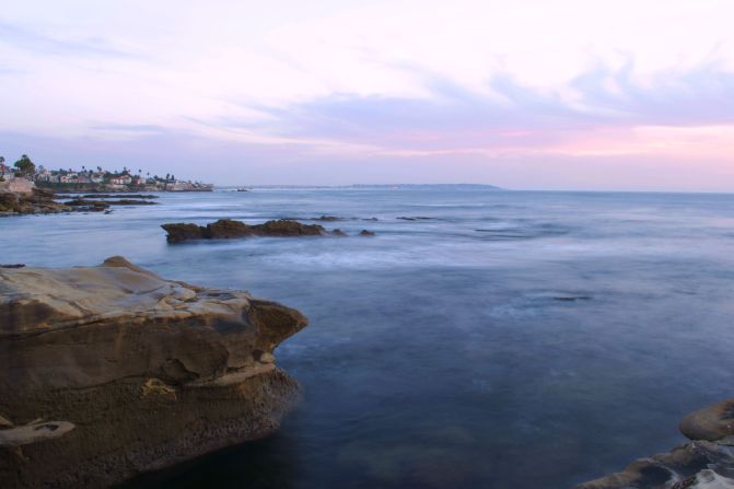<a href="index.php?page=&url=http%3A%2F%2Fireport.cnn.com%2Fdocs%2FDOC-1093990">Meredith Burrus</a> photographed the pastel colored sky over the calm waters of La Jolla, California, in February 2014. She says this spot is off the beaten path. "Only a few people seem to know about this place and I'm always able to capture amazing sunsets here no matter what time of year it is," she said. 