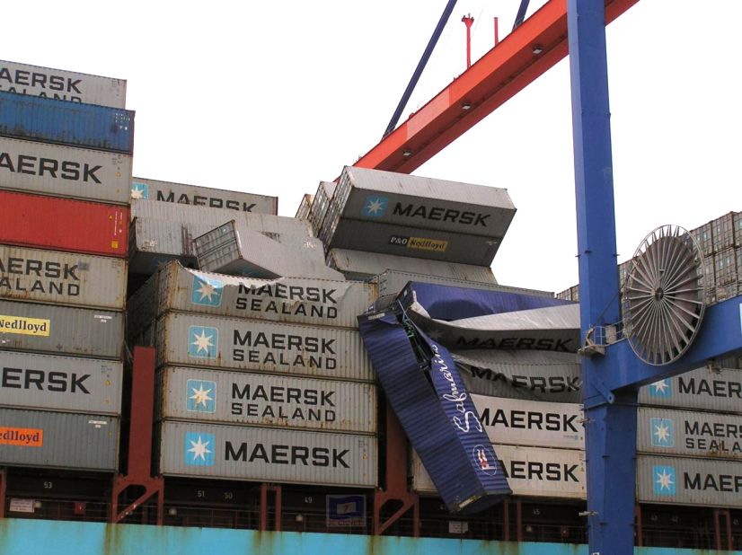 French maritime authorities were alerted by Maersk that vessels should look out for floating containers, but most sank quickly in the rough seas. Thirteen have been recovered, according to French officials.