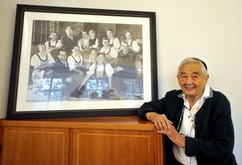 <a href="http://www.cnn.com/2014/02/22/showbiz/obit-maria-von-trapp/index.html" target="_blank">Maria von Trapp</a>, seen here posing with a photo of her family, was the last of the singing siblings immortalized in the movie "The Sound of Music." She died February 18 of natural causes at her Vermont home, according to her family. She was 99.