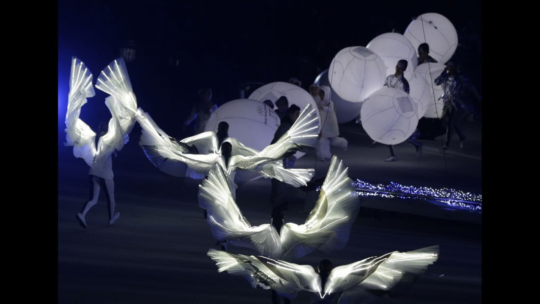 South Korean artists perform during the closing ceremony. Pyeongchang, South Korea, will host the Winter Olympics in 2018.