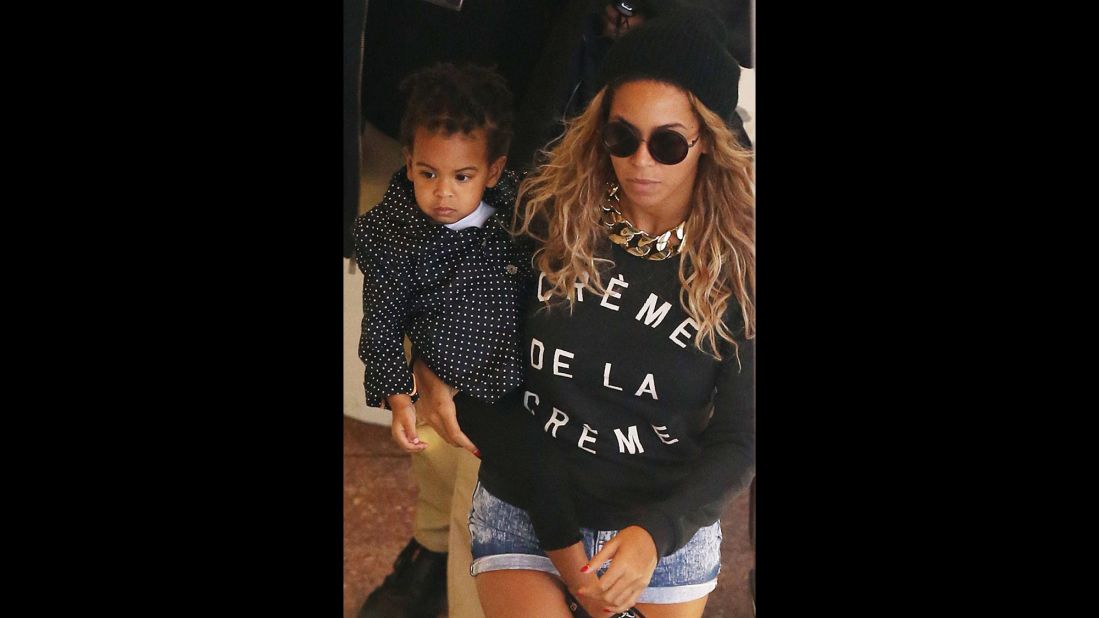 Beyonce Knowles and Blue Ivy Carter