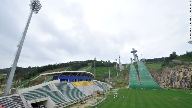 Pyeongchang already boasts a decent competition infrastructure, such as this ski jump stadium.