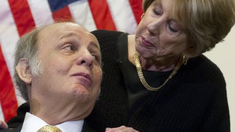 Sarah Brady with her husband, Jim