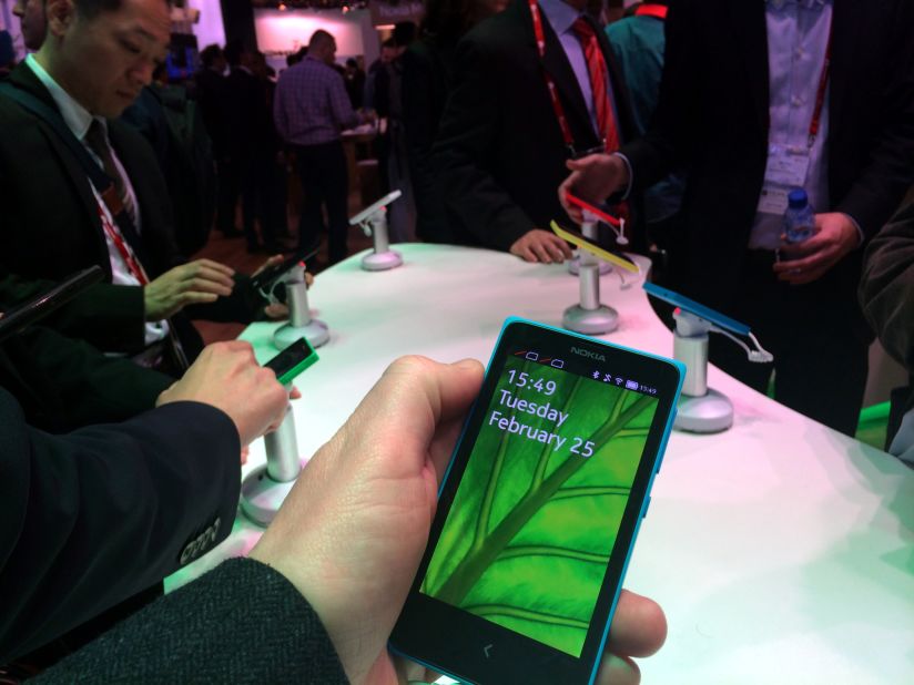 The new<a href="http://money.cnn.com/2014/02/24/technology/mobile/nokia-x-android/"> Android-powered</a> <strong>Nokia X</strong> range.
